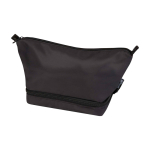 Trousse de toilette en polyester recyclé avec grand compartiment 6 L couleur noir