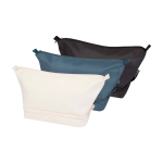 Trousse de toilette en polyester recyclé avec grand compartiment 6 L couleur cyan deuxième vue en couleurs