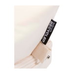 Trousse de toilette en polyester recyclé avec grand compartiment 6 L couleur blanc cassé vue détail 1