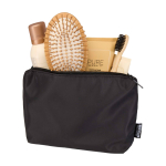 Trousse de voyage écologique avec compartiment principal 2 L couleur noir deuxième vue