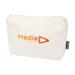 Trousse de voyage écologique avec compartiment principal 2 L couleur blanc cassé