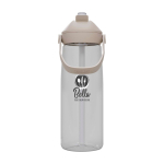 Gourde en Tritan™ avec paille rabattable 750 ml Camelbak® Thrive Flip couleur transparent vue avec impression sérigraphique