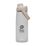 Gourde en Tritan™ avec bouchon rabattable 750 ml Camelbak® Thrive Chug couleur transparent vue avec impression sérigraphique