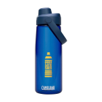 Gourde en Tritan™ avec bouchon rabattable 750 ml Camelbak® Thrive Chug couleur bleu roi vue avec impression sérigraphique
