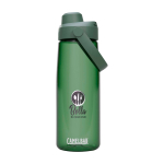 Gourde en Tritan™ avec bouchon rabattable 750 ml Camelbak® Thrive Chug couleur vert foncé vue avec impression sérigraphique