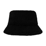 Bob en tissu sherpa offrant chaleur et légèreté couleur noir deuxième vue frontale