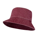 Bob en coton délavé au design intemporel 245 g/m² couleur bordeaux