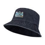 Bob en coton délavé au design intemporel 245 g/m² couleur bleu marine