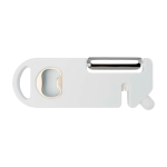 Outil de cuisine multifonction avec quatre fonctions essentielles couleur blanc deuxième vue arrière