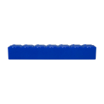 Pilulier multivitaminé avec sept compartiments étiquetés couleur bleu deuxième vue frontale