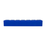 Pilulier multivitaminé avec sept compartiments étiquetés couleur bleu deuxième vue arrière