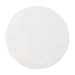 Miroir de maquillage élégant et coulissant pour des retouches rapides couleur blanc deuxième vue frontale