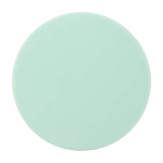 Miroir de maquillage élégant et coulissant pour des retouches rapides couleur vert doux deuxième vue frontale