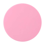 Miroir de maquillage élégant et coulissant pour des retouches rapides couleur rose clair  deuxième vue frontale