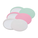 Miroir de maquillage élégant et coulissant pour des retouches rapides couleur rose clair  deuxième vue en couleurs