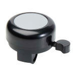 Sonnette de vélo en aluminium et plastique avec un son puissant couleur noir