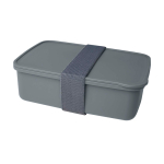 Lunch box en plastique recyclé pour entreprise 800 ml couleur gris foncé