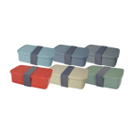 Lunch box en plastique recyclé pour entreprise 800 ml couleur vert menthe deuxième vue en couleurs