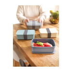 Lunch box en plastique recyclé pour entreprise 800 ml couleur vert menthe image nature morte