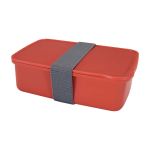 Lunch box en plastique recyclé pour entreprise 800 ml couleur saumon