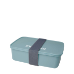 Lunch box en plastique recyclé pour entreprise 800 ml avec zone d'impression