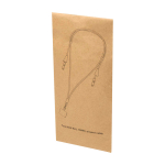 Lanyard pour smartphone en plastique recyclé avec câble 5-en-1 100 W couleur noir deuxième vue avec boîte