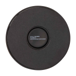 Support magnétique pour téléphone avec anneau de maintien couleur noir deuxième vue arrière