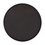 Support magnétique pliable pour téléphone avec base en bambou couleur noir deuxième vue frontale