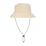 Chapeau de type bob en nylon au design pliable 100 g/m² couleur ivoire deuxième vue frontale