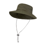 Chapeau de type bob en nylon au design pliable 100 g/m² couleur vert foncé