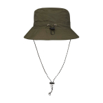 Chapeau de type bob en nylon au design pliable 100 g/m² couleur vert foncé deuxième vue arrière