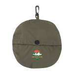 Chapeau de type bob en nylon au design pliable 100 g/m² couleur vert foncé