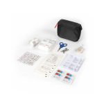 Trousse de premiers secours avec 31 articles d’urgence essentiels couleur noir