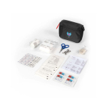 Trousse de premiers secours avec 31 articles d’urgence essentiels couleur noir