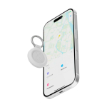 Étiquette de voyage localisable et résistante à l’eau Xtorm XTAG2GA couleur blanc quatrième vue