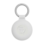 Étiquette de voyage localisable et résistante à l’eau Xtorm XTAG2GA couleur blanc vue impression avec logo 2