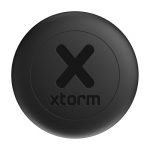 Étiquette de voyage localisable et résistante à l’eau Xtorm XTAG2GA couleur gris graphite deuxième vue frontale