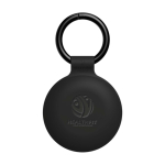 Étiquette de voyage localisable et résistante à l’eau Xtorm XTAG2GA couleur gris graphite vue impression avec logo 2