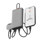 Batterie externe solaire à charge ultra-rapide 10 000 mAh couleur gris graphite deuxième vue