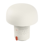 Enceinte en acier et plastique avec lampe LED réglable Kooduu 10 W couleur blanc deuxième vue