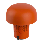Enceinte en acier et plastique avec lampe LED réglable Kooduu 10 W couleur orange deuxième vue