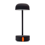 Lampe de table rechargeable et réglable selon vos besoins Kooduu Fokus couleur anthracite deuxième vue frontale