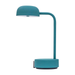 Lampe de table rechargeable et réglable selon vos besoins Kooduu Fokus couleur vert menthe vue latérale