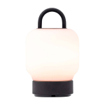 Lampe portable de style lanterne à lumière douce Kooduu Loome couleur anthracite deuxième vue frontale