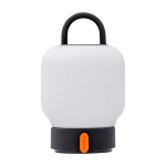 Lampe portable de style lanterne à lumière douce Kooduu Loome couleur anthracite troisième vue frontale