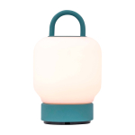 Lampe portable de style lanterne à lumière douce Kooduu Loome couleur vert menthe deuxième vue