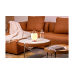 Lampe portable de style lanterne à lumière douce Kooduu Loome couleur vert menthe image nature morte