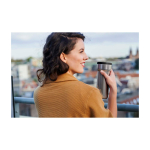 Tasse isotherme de voyage en acier inoxydable 375 ml Mepal Ellipse couleur vert image nature morte