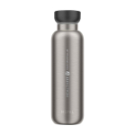 Gourde isotherme de voyage en acier inoxydable 500 ml Mepal Ellipse couleur noir vue impression avec logo 2