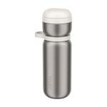 Gourde de sport isotherme en acier inoxydable 600 ml Mepal Twist couleur blanc deuxième vue frontale